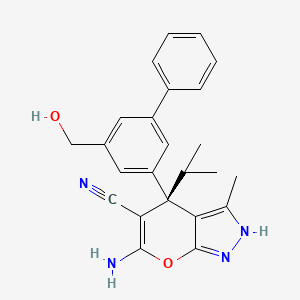 Chemical structure of (+)-SHIN1