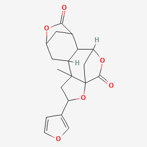 Chemical structure of Diosbulbin B