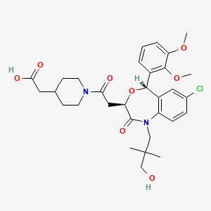 Chemical structure of Lapaquistat