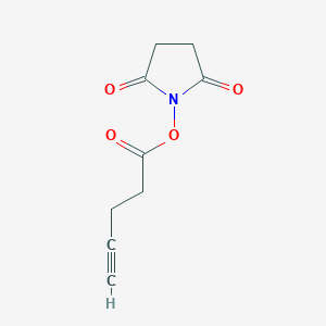 Chemical structure of Propargyl-C1-NHS ester
