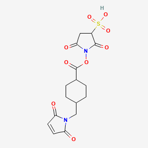 Chemical structure of trans-Sulfo-SMCC