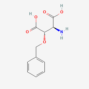 Chemical structure of DL-TBOA