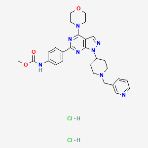 Chemical structure of WYE-687 dihydrochloride