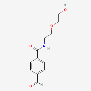 Chemical structure of Ald-Ph-amido-PEG2