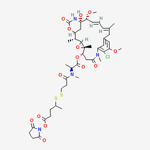 Chemical structure of SPP-DM1