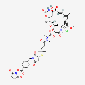 Chemical structure of DM4-SMCC