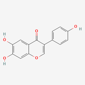 Chemical structure of Desmethylglycitein