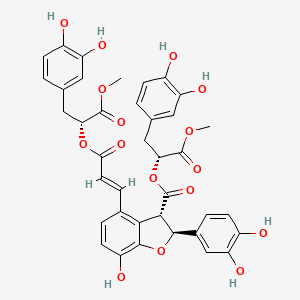 Chemical structure of Dimethyl lithospermate B