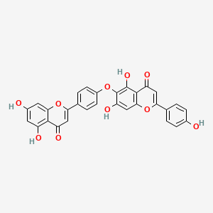 Chemical structure of Hinokiflavone
