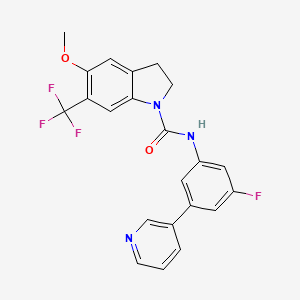 Chemical structure of SB228357