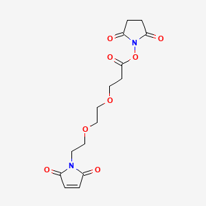 Chemical structure of Mal-PEG2-NHS ester