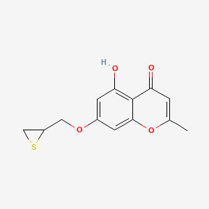 Chemical structure of HSP27 inhibitor J2