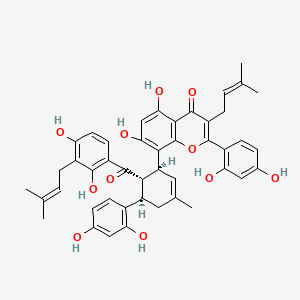 Chemical structure of Kuwanon H