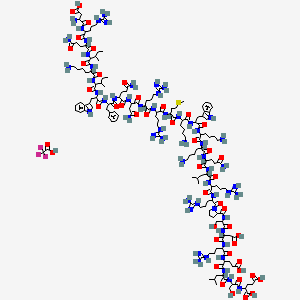 Chemical structure of PTD-p65-P1 Peptide TFA