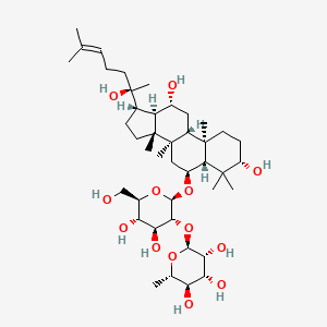 Chemical structure of 20(R)Ginsenoside Rg2