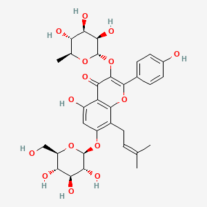 Chemical structure of Epimedoside A