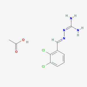 Chemical structure of Raphin1 acetate