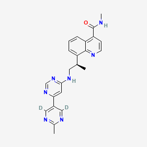 Chemical structure of (R)-VX-984
