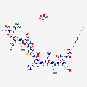 Chemical structure of ATI-2341 TFA