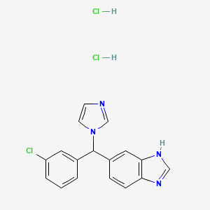 Chemical structure of Liarozole dihydrochloride