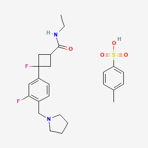 Chemical structure of PF-03654746 Tosylate