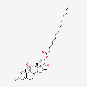 Chemical structure of Dexamethasone palmitate
