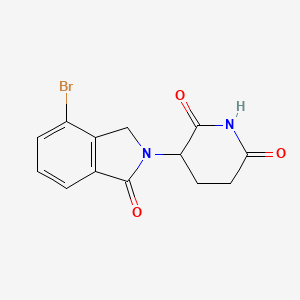 Chemical structure of Lenalidomide-Br