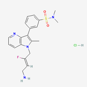Chemical structure of PXS-5153A monohydrochloride