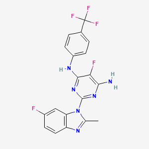 Chemical structure of PTC596