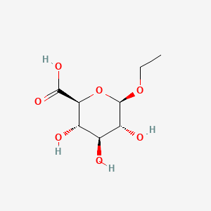 Chemical structure of Ethyl glucuronide