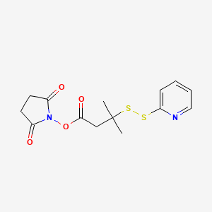 Chemical structure of SPDMB