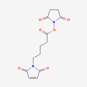 Chemical structure of Mal-C2-NHS ester