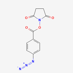 Chemical structure of N3-Ph-NHS ester