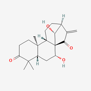 Chemical structure of Glaucocalyxin A