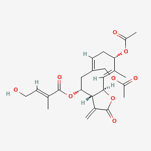 Chemical structure of Eupalinolide B
