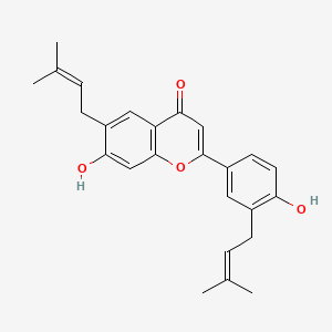 Chemical structure of Licoflavone B