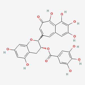 Chemical structure of Epitheaflagallin 3-O-gallate