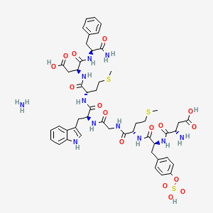 Chemical structure of Sincalide ammonium