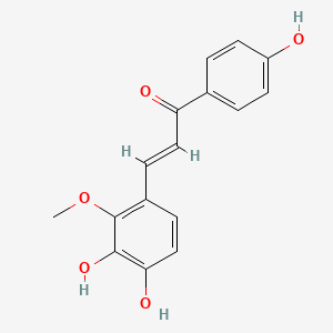 Chemical structure of Licochalcone B