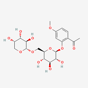 Chemical structure of Paeonolide