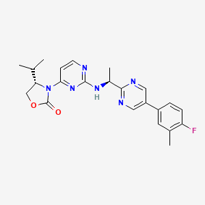 Chemical structure of IDH889