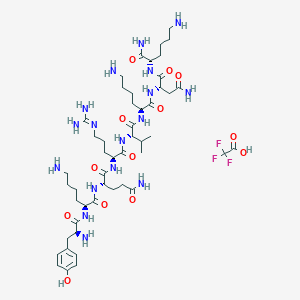 Chemical structure of PACAP-38 (31-38), human, mouse, rat TFA