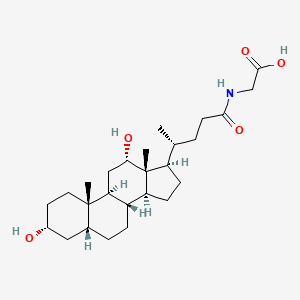 Chemical structure of Glycodeoxycholic Acid