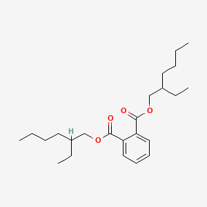 Chemical structure of Di(2-ethylhexyl) phthalate