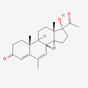 Chemical structure of Megestrol