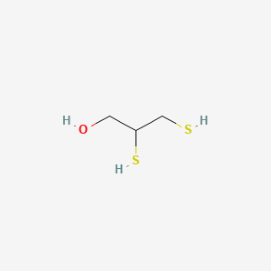 Chemical structure of Dimercaprol
