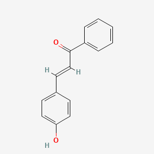Chemical structure of 4-Hydroxychalcone