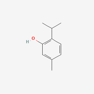 Chemical structure of Thymol