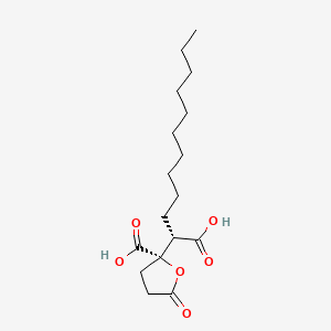 Chemical structure of Spiculisporic acid