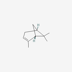 Chemical structure of (-)-α-Pinene